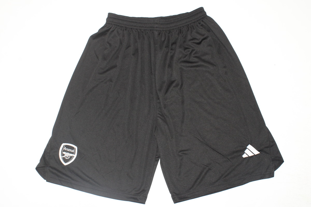AAA Quality Arsenal 23/24 GK Black Soccer Shorts